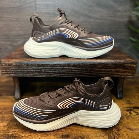 APL Women's Streamline Sneaker in Chocolate/Cobalt/Multi. Size 7. New in Box! - Picture 5 of 15